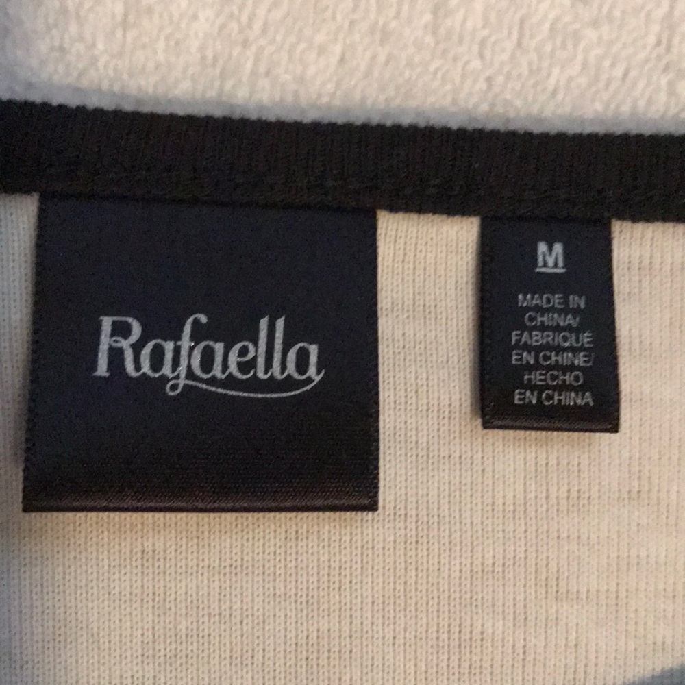 🚨CLOSET CLOSING🚨 Rafaella Striped Tunic w/Side Zippers - Picture 6 of 7